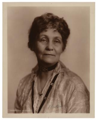 Lot #162 Emmeline Pankhurst Signed Photograph