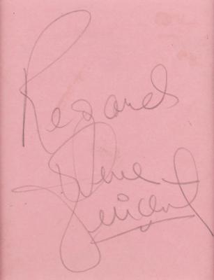 Lot #689 Gene Vincent Signature - Image 2