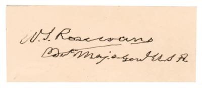 Lot #444 William S. Rosecrans Signature - Image 1