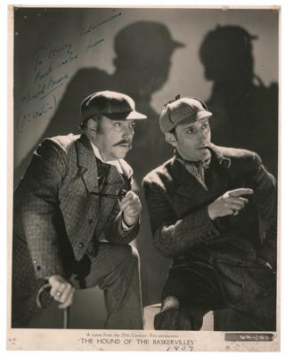 Lot #708 Sherlock Holmes: Nigel Bruce Signed Photograph - Image 1