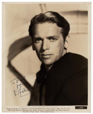 Lot #751 Douglas Fairbanks, Jr. Signed Photograph