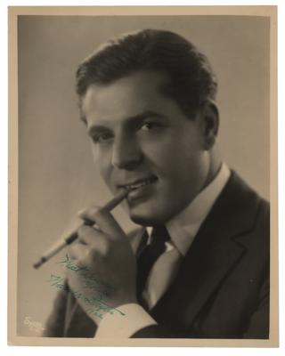 Lot #724 Warner Baxter Signed Photograph
