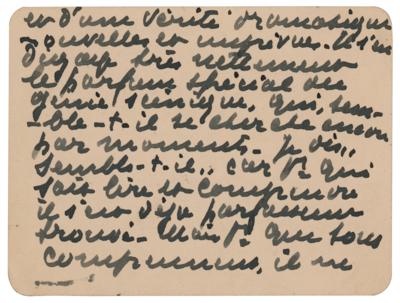 Lot #600 Maurice Maeterlinck Autograph Letter Signed - Image 2
