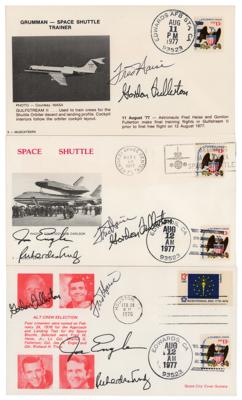 Lot #508 Space Shuttle: Approach and Landing Tests (3) Signed Covers - Image 1