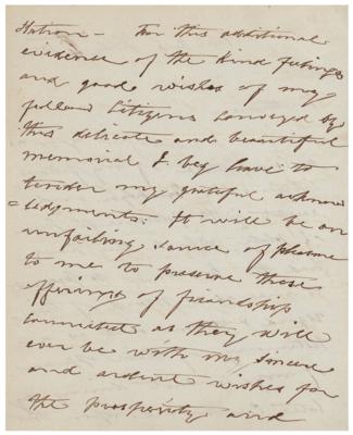 Lot #422 Isaac Chauncey Autograph Letter Signed - Image 2