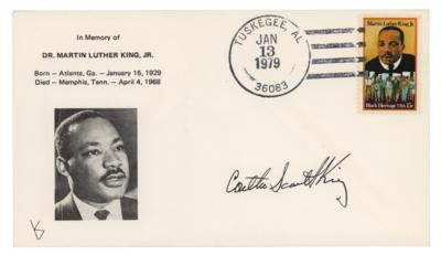 Lot #302 Coretta Scott King Signed Cover - Image 1