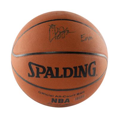 Lot #877 LeBron James Signed Basketball - Image 1