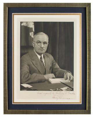 Lot #136 Harry S. Truman Signed Photograph - Image 2