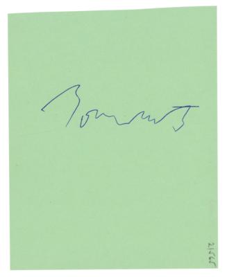 Lot #690 Tom Waits Signature - Image 1