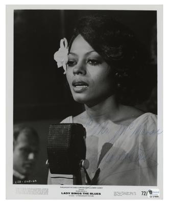 Lot #683 Diana Ross Signed Photograph