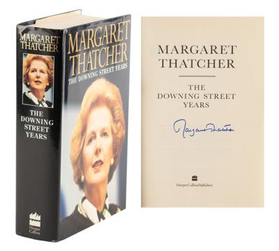 Lot #392 Margaret Thatcher Signed Book - Image 1