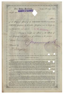 Lot #165 J. Pierpont Morgan Document Signed - Image 2