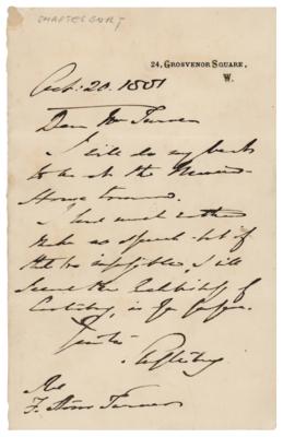 Lot #207 Anthony Ashley-Cooper, 7th Earl of Shaftesbury Autograph Letter Signed - Image 1