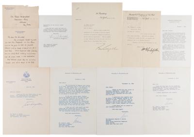 Lot #371 Rockefeller Family (8) Signed Letters