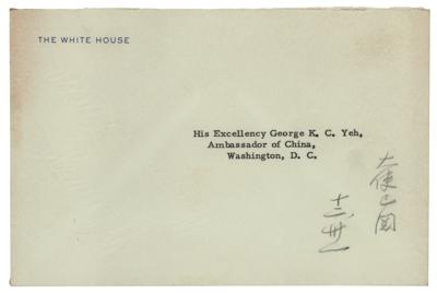 Lot #64 Dwight D. Eisenhower Typed Letter Signed to A Chinese Ambassador - Image 2