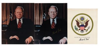 Lot #69 Gerald Ford (3) Signed Items