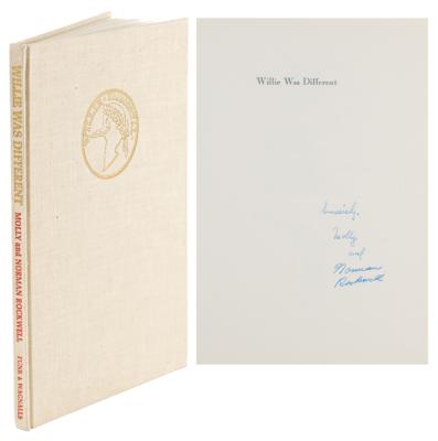Lot #548 Norman Rockwell Signed Book - Image 1
