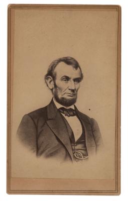 Lot #102 Abraham Lincoln Photograph