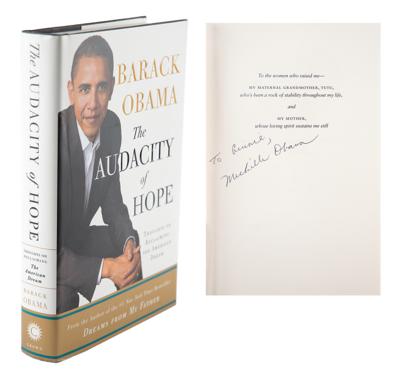 Lot #119 Michelle Obama Signed Book