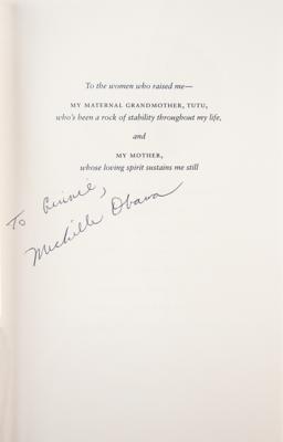 Lot #119 Michelle Obama Signed Book - Image 2
