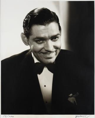 Lot #779 George Hurrell Signed Photograph: Clark Gable - Image 1