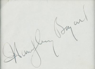 Lot #696 Humphrey Bogart and Ingrid Bergman Signatures - Image 2