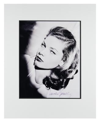 Lot #718 Lauren Bacall Signed Photograph - Image 2