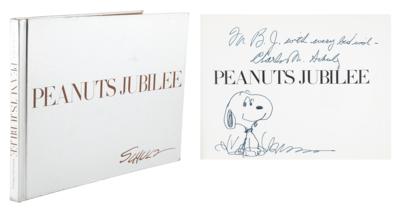 Lot #560 Charles Schulz Signed Sketch in Book - Image 1