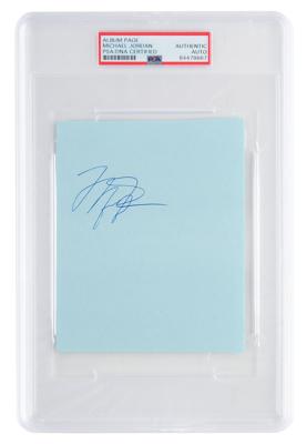 Lot #878 Michael Jordan Signature