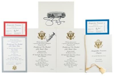 Lot #143 Donald Trump and Mike Pence (2) Signed Inaugural Items - Image 1
