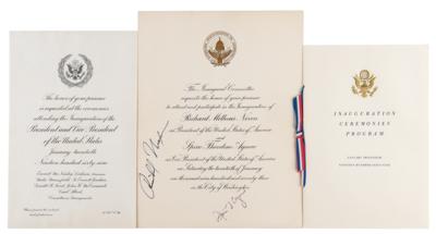 Lot #113 Richard Nixon and Spiro Agnew Signed Invitation - Image 1