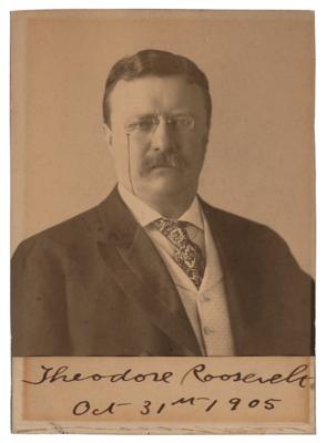 Lot #131 Theodore Roosevelt Signature as President