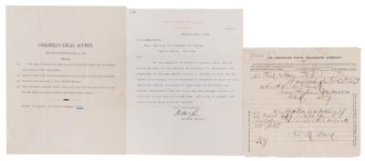 Lot #195 Charles Guiteau Signature and Trial Ephemera - Image 2