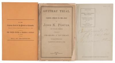 Lot #195 Charles Guiteau Signature and Trial Ephemera - Image 3