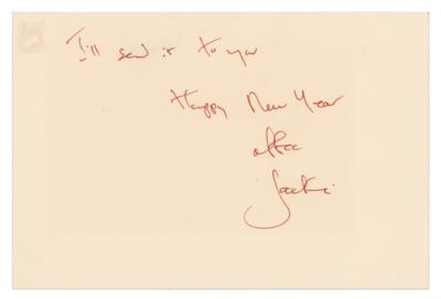 Lot #20 Jacqueline Kennedy Autograph Letter Signed - Image 2