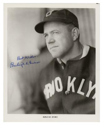 Lot #897 Burleigh Grimes Signed Photograph - Image 1