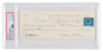 Lot #249 William R. Day Signed Check - Image 1