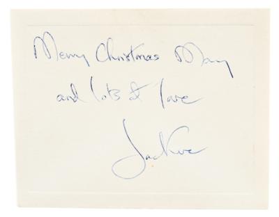 Lot #19 Jacqueline Kennedy Gifted Brooch with Autograph Gift Note - Image 3