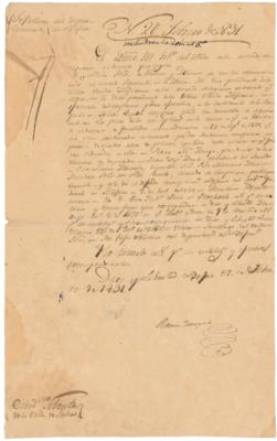 Lot #194 Ramon Musquiz (4) Letters Signed - Image 1