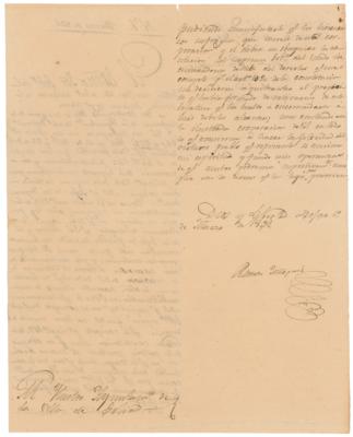 Lot #194 Ramon Musquiz (4) Letters Signed - Image 6