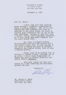 Lot #26 Richard Nixon Typed Letter Signed - Image 2