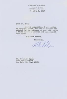 Lot #26 Richard Nixon Typed Letter Signed - Image 3