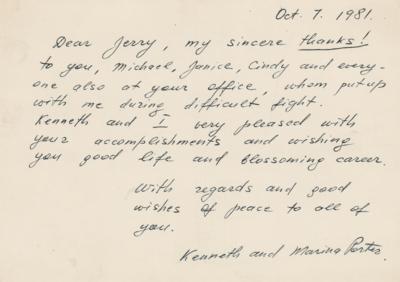 Lot #197 Marina Oswald Autograph Letter Signed - Image 1