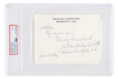 Lot #366 Stanley Reed Signature - Image 1