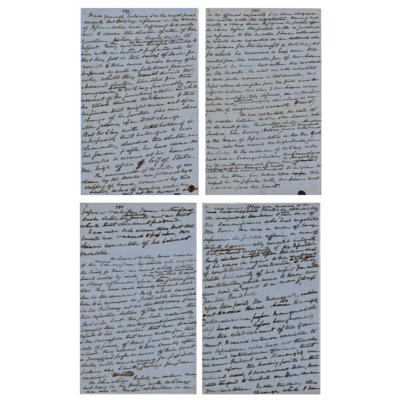 Lot #8 Martin Van Buren Handwritten Manuscript on J. Q. Adams - Image 1