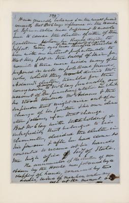 Lot #8 Martin Van Buren Handwritten Manuscript on J. Q. Adams - Image 10