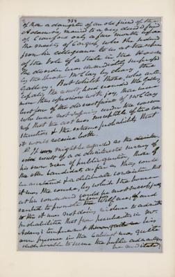Lot #8 Martin Van Buren Handwritten Manuscript on J. Q. Adams - Image 11