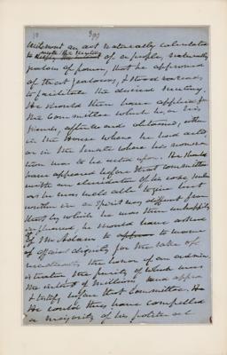 Lot #8 Martin Van Buren Handwritten Manuscript on J. Q. Adams - Image 13