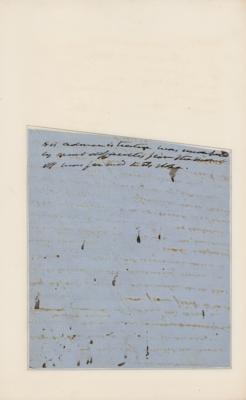 Lot #8 Martin Van Buren Handwritten Manuscript on J. Q. Adams - Image 4
