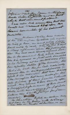 Lot #8 Martin Van Buren Handwritten Manuscript on J. Q. Adams - Image 7